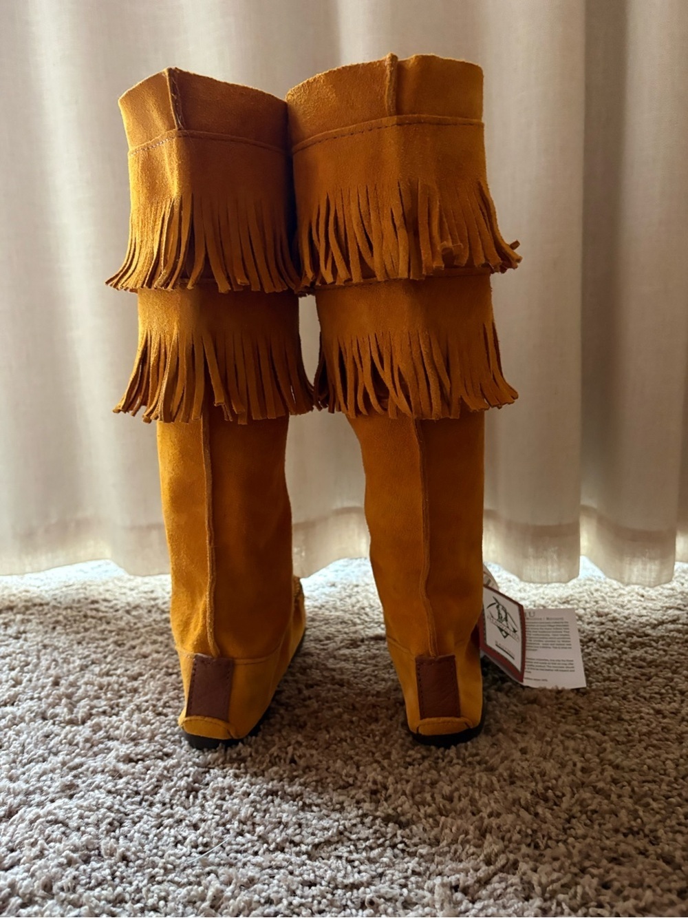 Bastien IND Canada
O'NONHTA' TAN Women's Suede Moccasin High Boot Sz 5 NWT - Picture 5 of 13